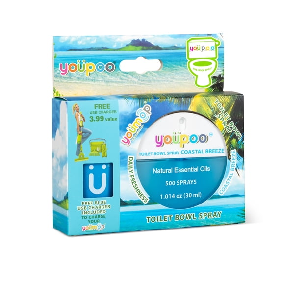 Youpoo Individual Toilet Sprays- Coastal Breeze