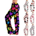thumbnail image 1 of Youpwaven Women's Valentine's Day Glitter Heart Print Sleep Pants - Soft Pajama Pants for Women, Drawstring Waist Cute Loungewear for Valentine's Celebrations, 1 of 7