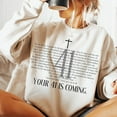 thumbnail image 1 of Your 41 Is Coming Christian Sweatshirt, Faith-Based Apparel, Cross and Jesus Love Shirt, Inspirational Bible Verse Gift for Believers, 1 of 5