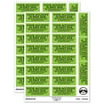 thumbnail image 1 of Your Account is Past Due Billing Payment Sticker Set - Light Green - Matte Finish - 2.00" Large, 1 of 7