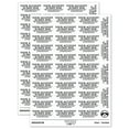 thumbnail image 1 of Your Account is Past Due Billing Payment Sticker Set - White - Gloss Finish - 1.5" Small, 1 of 7
