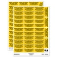 thumbnail image 1 of Your Account is Past Due Billing Payment Sticker Set - Yellow - Gloss Finish - 1.5" Small, 1 of 7