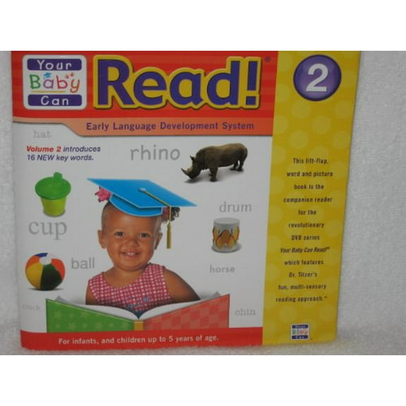 Pre-Owned Your Baby Canb Read, Early Language Development System, Volume 2 (Introduces 16 New Key Words) (Paperback) 1603791426