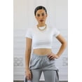 thumbnail image 1 of Your Basic Ribbed Crop Top, 1 of 11