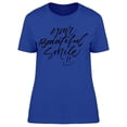 thumbnail image 1 of Your Beautiful Smile Happy Face T-Shirt Women -Image by Shutterstock, Female 3X-Large, 1 of 2