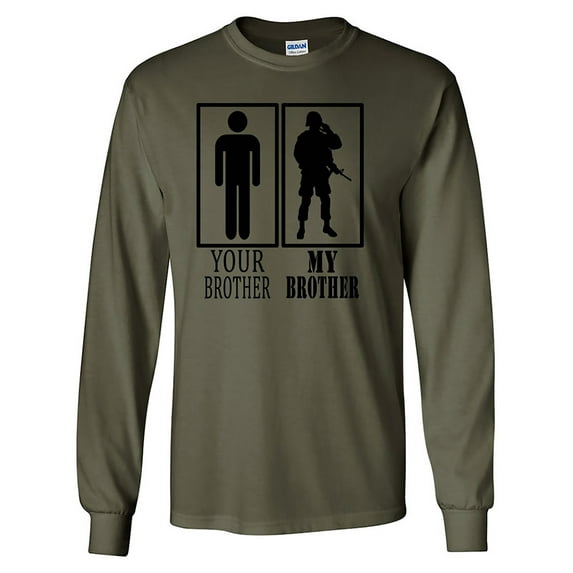 Your Brother, My Brother Military Long Sleeve Tee