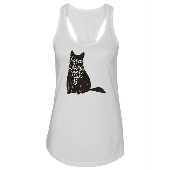 Your Cat Is Home Tank Women -Image by Shutterstock, Female XX-Large