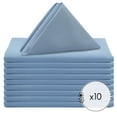 thumbnail image 1 of Your Chair Covers - 10 Pack, Light Blue 20 Inch Polyester Cloth Napkins for Restaurants, Weddings, Dinner or Birthdays Parties, 1 of 5