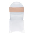 thumbnail image 1 of Your Chair Covers - 10 Pack Stretch Spandex Bands Blush, 1 of 3