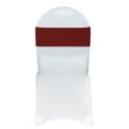 thumbnail image 1 of Your Chair Covers - 10 Pack Stretch Spandex Bands Burgundy, 1 of 3
