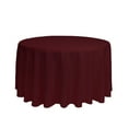 thumbnail image 1 of Your Chair Covers - 108 Inch Round Polyester Tablecloth Burgundy, 1 of 4