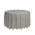 thumbnail image 1 of Your Chair Covers - 108 Inch Round Polyester Tablecloth Gray, 1 of 1