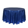 thumbnail image 1 of Your Chair Covers - 120 Inch Round Glitz Sequin Tablecloth Navy Blue, 1 of 1