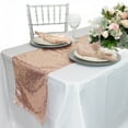 thumbnail image 1 of Your Chair Covers - 14 x 108 Inch Glitz Sequin Table Runner Blush, 1 of 4