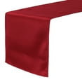 thumbnail image 1 of Your Chair Covers - 14 x 108 Inch L'amour Satin Table Runner Dark Red, 1 of 3