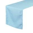 thumbnail image 1 of Your Chair Covers - 14 x 108 Inch Polyester Table Runner Light Blue, 1 of 3