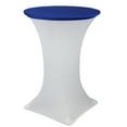 thumbnail image 1 of Your Chair Covers - 30" Stretch Spandex Table Topper/Cap Royal Blue for Wedding, Party, Birthday, Patio, etc., 1 of 2