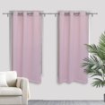 thumbnail image 1 of Your Chair Covers - 52 X 63 Inch Blackout Polyester Curtains with Grommets Blush - 2 Panels, 1 of 4