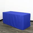 thumbnail image 1 of Your Chair Covers - 6 ft Fitted Polyester Tablecloth Rectangular Royal Blue, 1 of 4