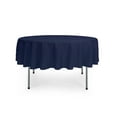 thumbnail image 1 of Your Chair Covers - 70 Inch Round Polyester Tablecloth Navy Blue, 1 of 1