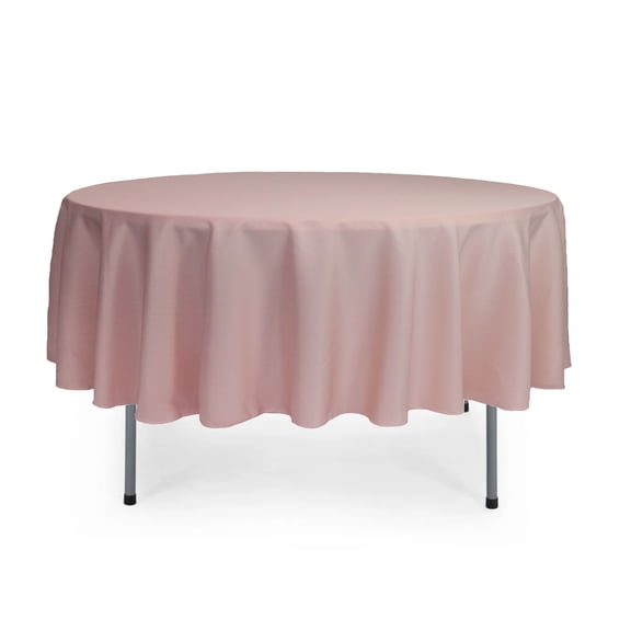 Your Chair Covers - 90 Inch Round Polyester Tablecloth Blush