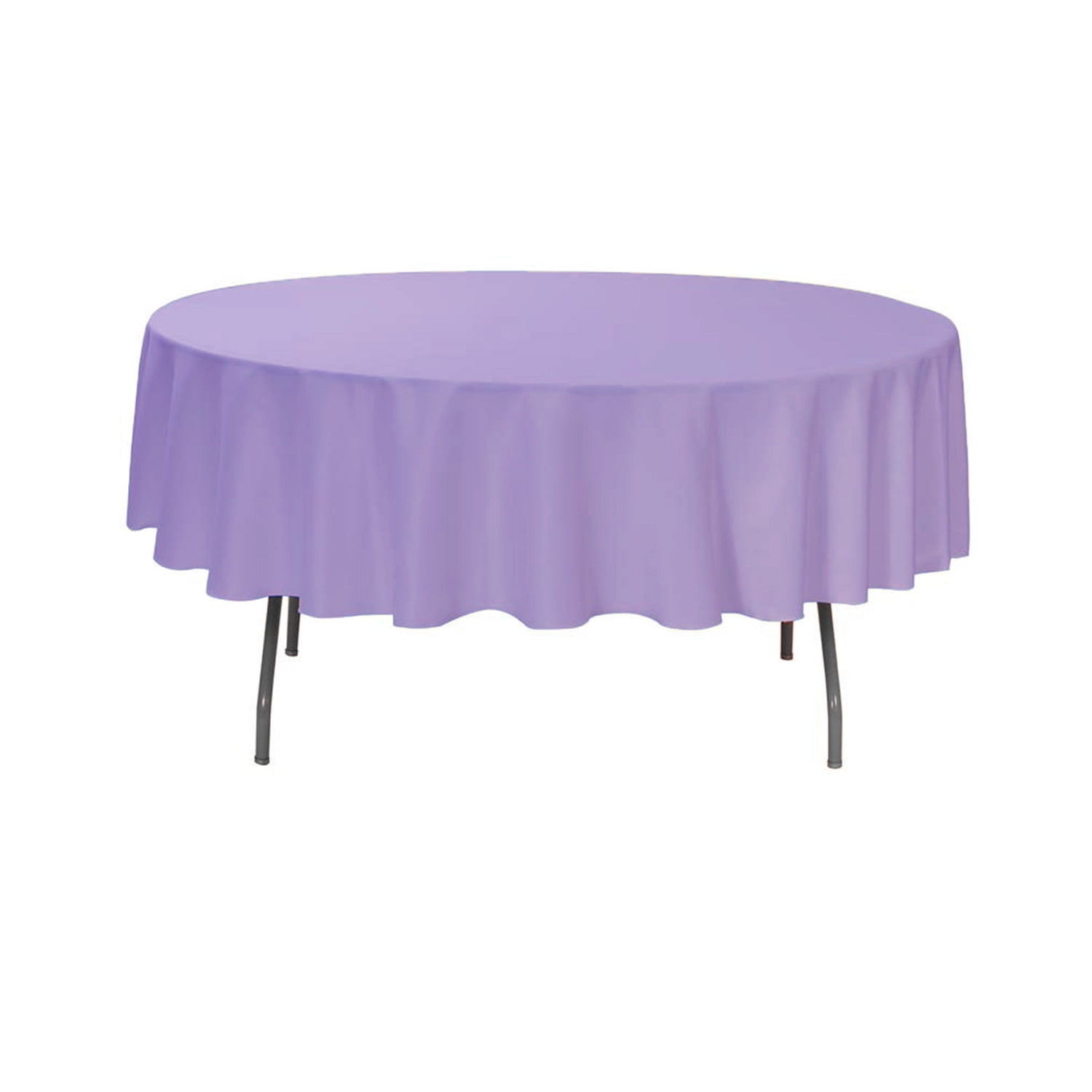 Lavender 90-Inch Round Polyester Tablecloth