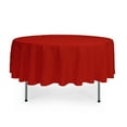 thumbnail image 1 of Your Chair Covers - 90 Inch Round Polyester Tablecloth Red, 1 of 1