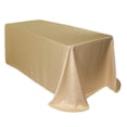thumbnail image 1 of Your Chair Covers - 90 x 132 Inch Rectangular L'amour Tablecloth Champagne, 1 of 1