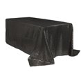 thumbnail image 1 of Your Chair Covers - 90 x 156 Inch Rectangular Glitz Sequin Tablecloth Black, 1 of 2