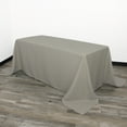 thumbnail image 1 of Your Chair Covers - 90 x 156 Inch Rectangular Polyester Tablecloth Gray, 1 of 5