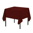 thumbnail image 1 of Your Chair Covers - 90 x 90 Inch Square Polyester Tablecloth Burgundy, 1 of 1