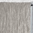 thumbnail image 1 of Your Chair Covers - Crinkle Taffeta Drape/Backdrop 8 ft x 97 inches Dark Silver, 1 of 2