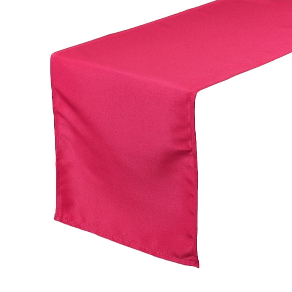 Your Chair Covers - Fuchsia 14 x 108 Inch Polyester Table Runner for Restaurants, Weddings, Dinner or Birthday Parties