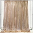 thumbnail image 1 of Your Chair Covers - Glitz Sequin on Taffeta Drape/Backdrop 14 ft x 104 Inches Champagne, 1 of 3