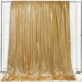 thumbnail image 1 of Your Chair Covers - Glitz Sequin on Taffeta Drape/Backdrop 8 ft x 104 Inches Gold, 1 of 4