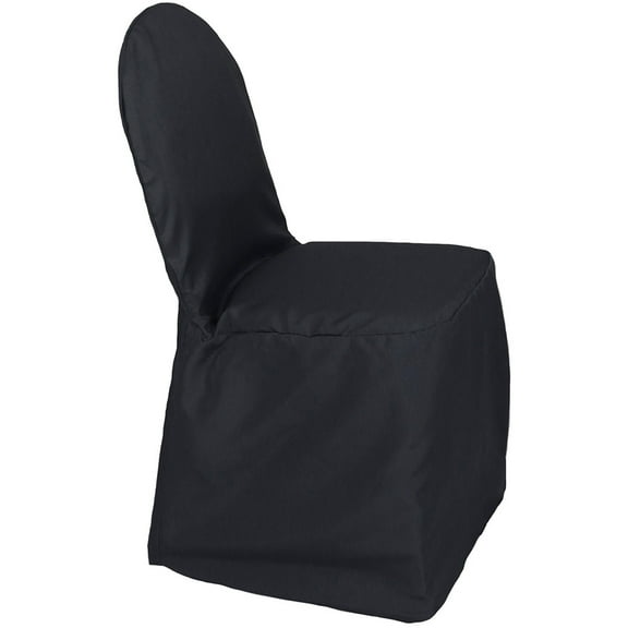 Your Chair Covers - Polyester Chair Covers Black