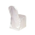 thumbnail image 1 of Your Chair Covers - Satin Banquet Chair Cover White for Wedding, Party, Birthday, Patio, etc., 1 of 3