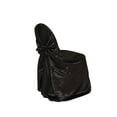 thumbnail image 1 of Your Chair Covers - Satin Self-Tie Universal Chair Cover Black, 1 of 3