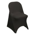 thumbnail image 1 of Your Chair Covers Spandex Folding Wedding Black, Solid Stretchable, 1 of 5