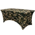 thumbnail image 1 of Your Chair Covers - Stretch Spandex 4 ft Rectangular Table Cover Camouflage/Army, 1 of 2