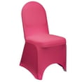 thumbnail image 1 of Your Chair Covers - Stretch Spandex Banquet Chair Cover Fuchsia for Wedding, Party, Birthday, Patio, etc., 1 of 7