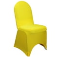 thumbnail image 1 of Your Chair Covers - Stretch Spandex Banquet Chair Cover Yellow for Wedding, Party, Birthday, Patio, etc., 1 of 6