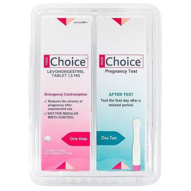Your Choice Emergency Contraceptive Pill + Pregnancy Test 1.0 set
