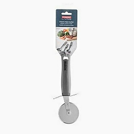Your Choice Kitchen Two Tone Collection Grey Pizza Cutter, Soft-grip Nylon Handle With a Durable Stainless Steel body