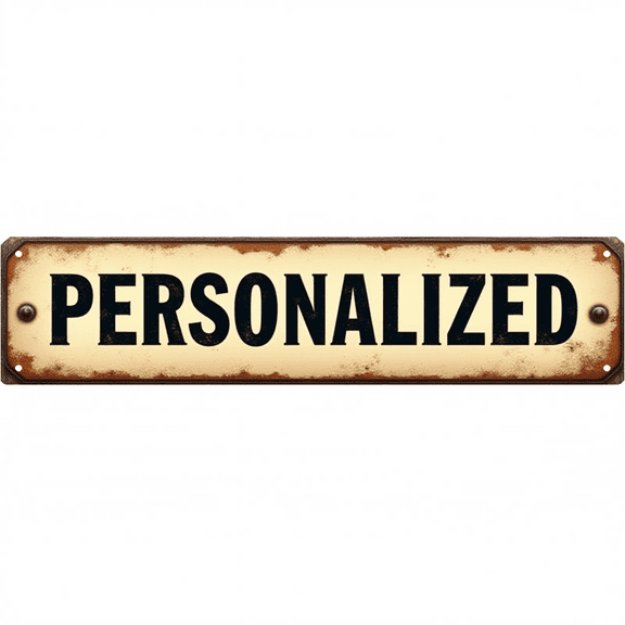 Your City Custom Tin Signs 16*4 Inches "Personalized" Bedroom, Living Room, Patio Decor Unique Wall Decor, Outdoor Sign, Beachy Decor