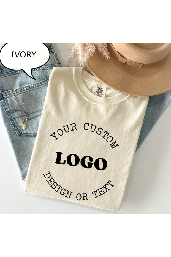 Your Custom Logo Design Or Text TShirt Personalized Gift Custom Shirt