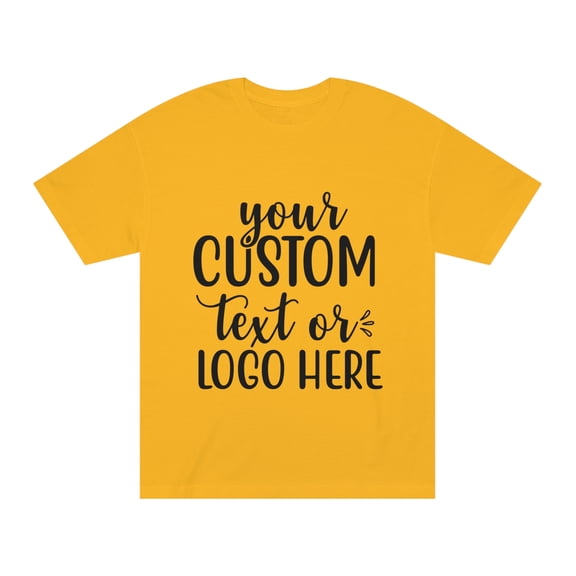 Your Custom Text or Logo Design Unisex Classic Tee