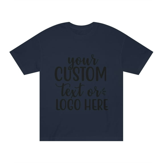 Your Custom Text or Logo Design Unisex Classic Tee