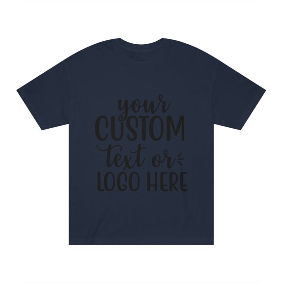 Your Custom Text or Logo Design Unisex Classic Tee