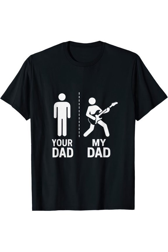 Your Dad Rock Dad Rocker Dad Rock Music Heavy Metal Rocker Gift Funny T Shirt